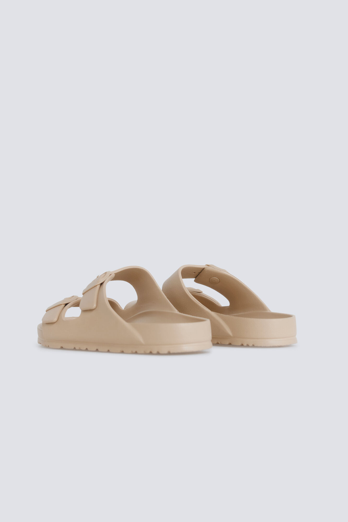 Springfield Sandalia engomada con hebillas beige