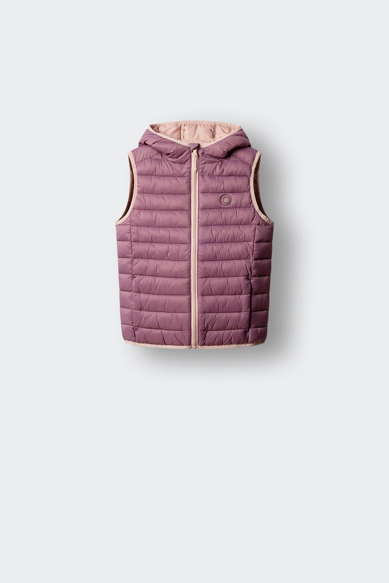 Springfield Kids Chaleco acolchado para ni&ntilde;a rosa