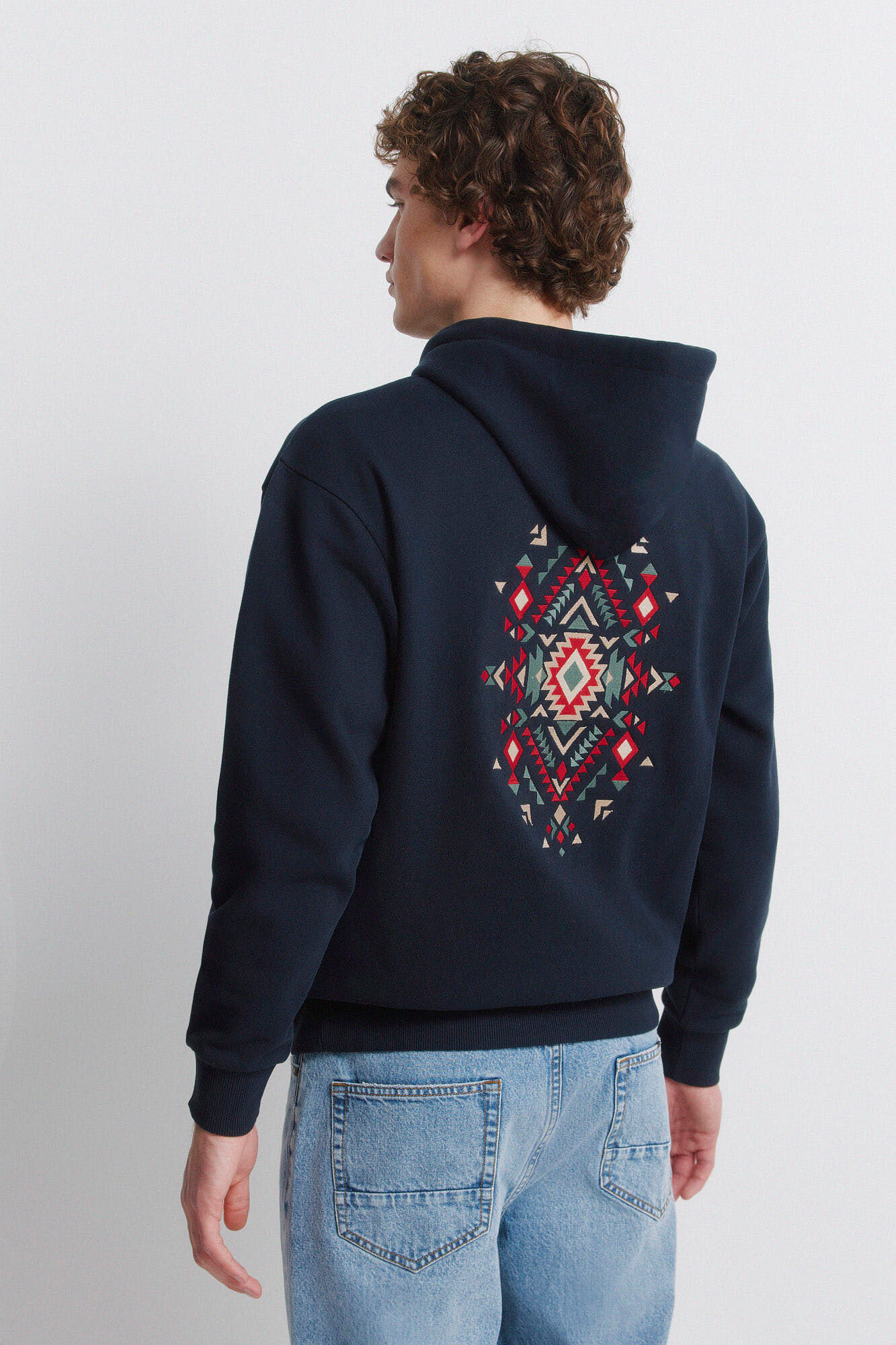 Springfield Sudadera &eacute;tnica azul