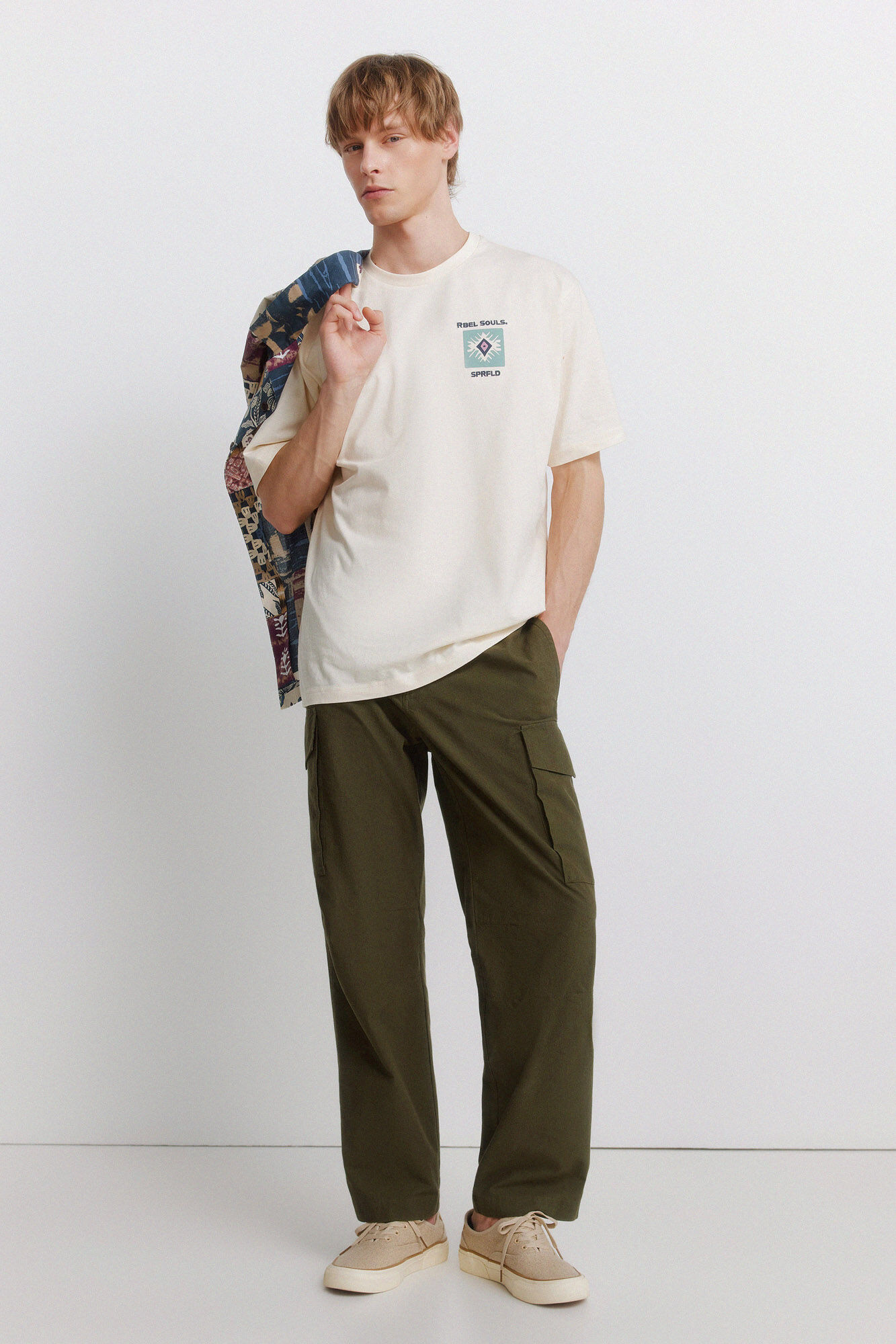 Springfield Playera Rbel soul blanco