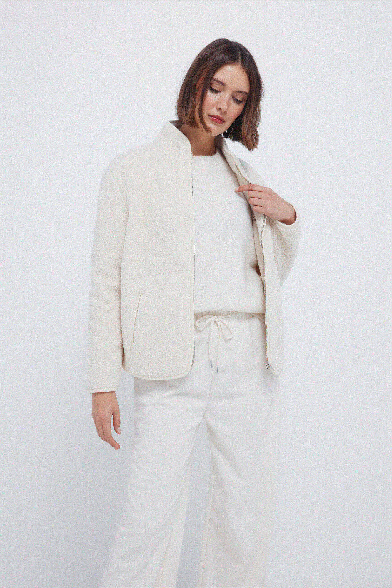 Springfield Pantalones de felpa caf&eacute;