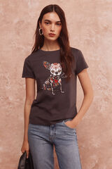 Springfield Playera "Salvaje" gris