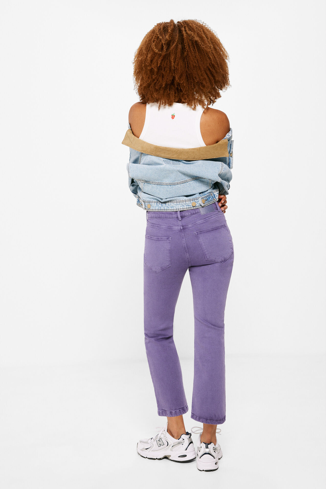 Springfield Jeans Kick Flare Lavado Sostenible estampado