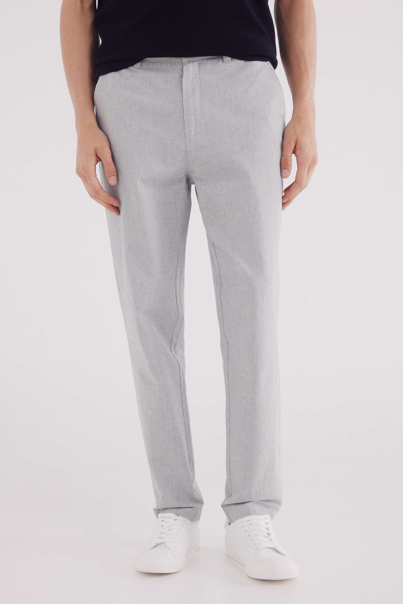 Springfield Pantal&oacute;n ligero estructura slim fit azul