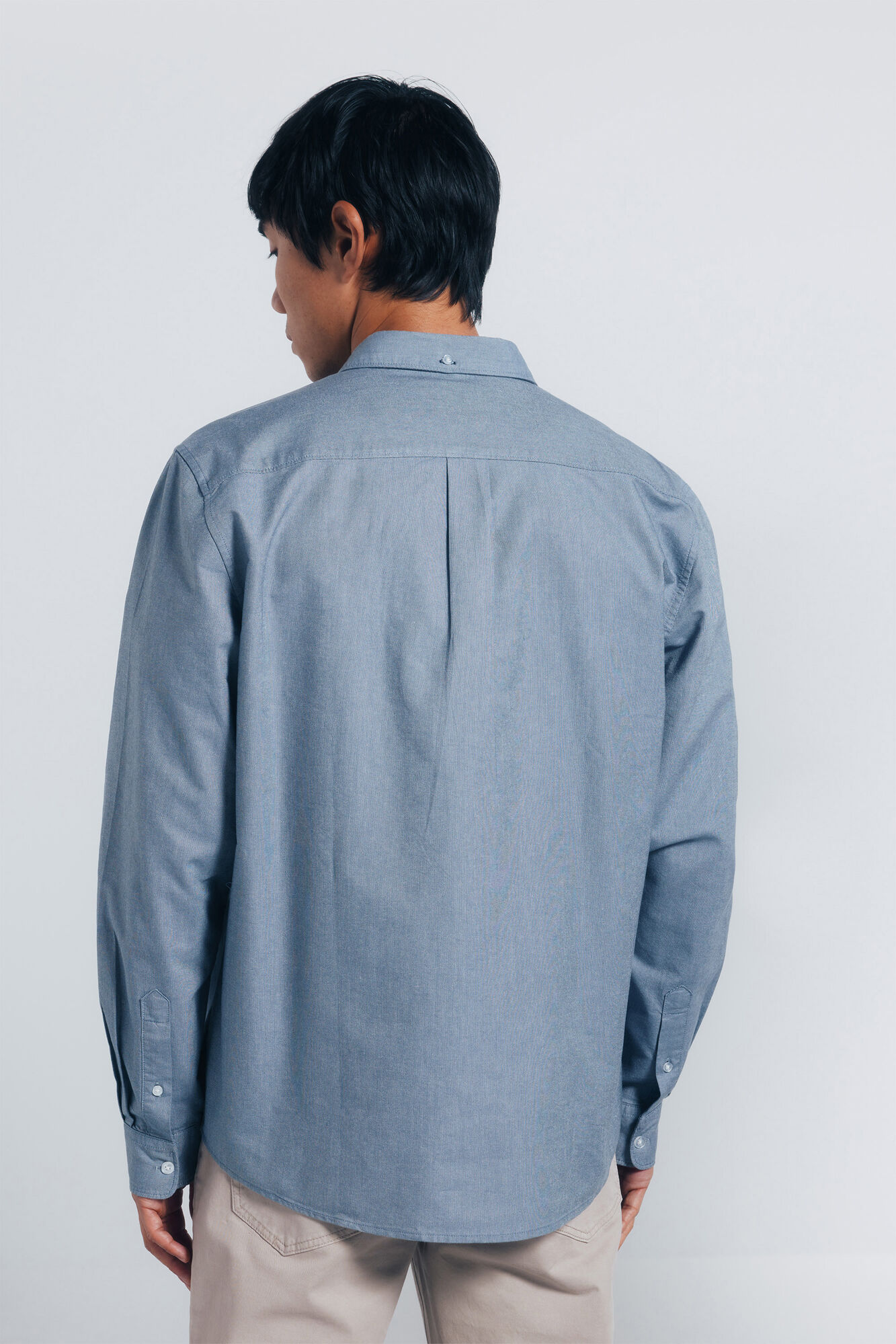 Springfield Camisa Oxford azul