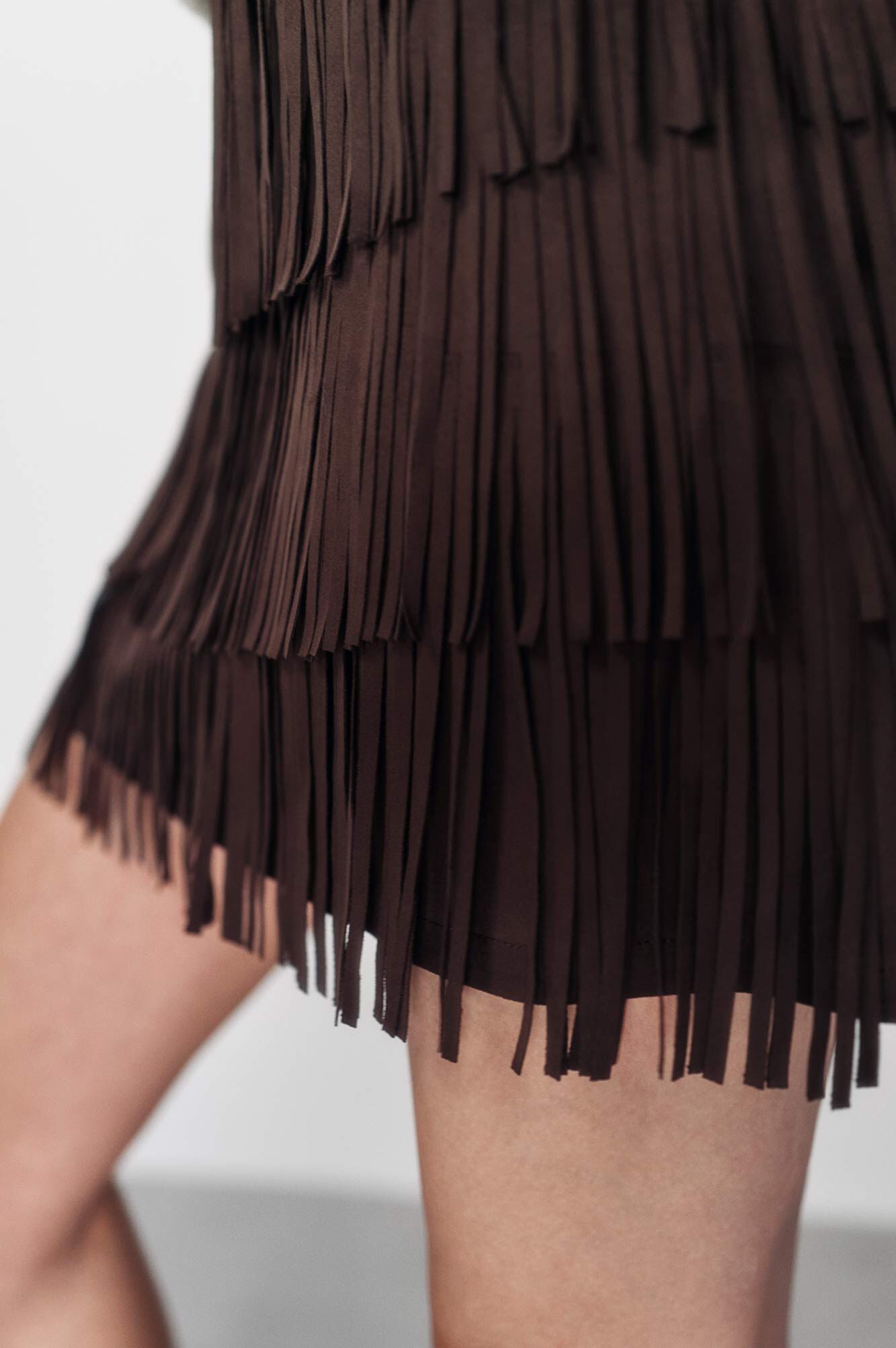 High Spirits Falda Velvet caf&eacute;