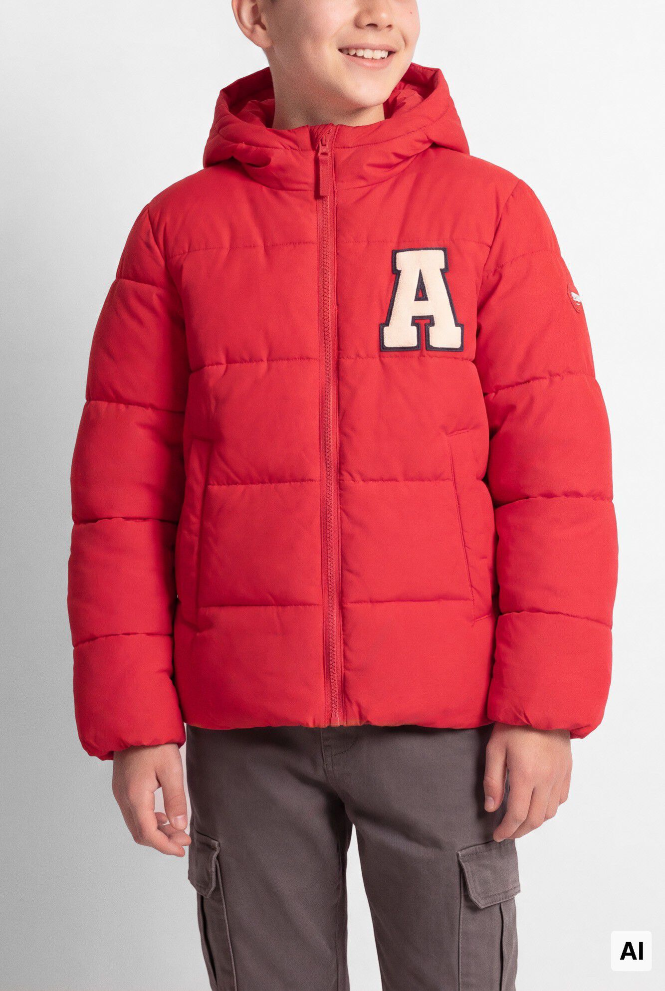 Springfield Kids Chamarra acolchada puffa parche ni&ntilde;o