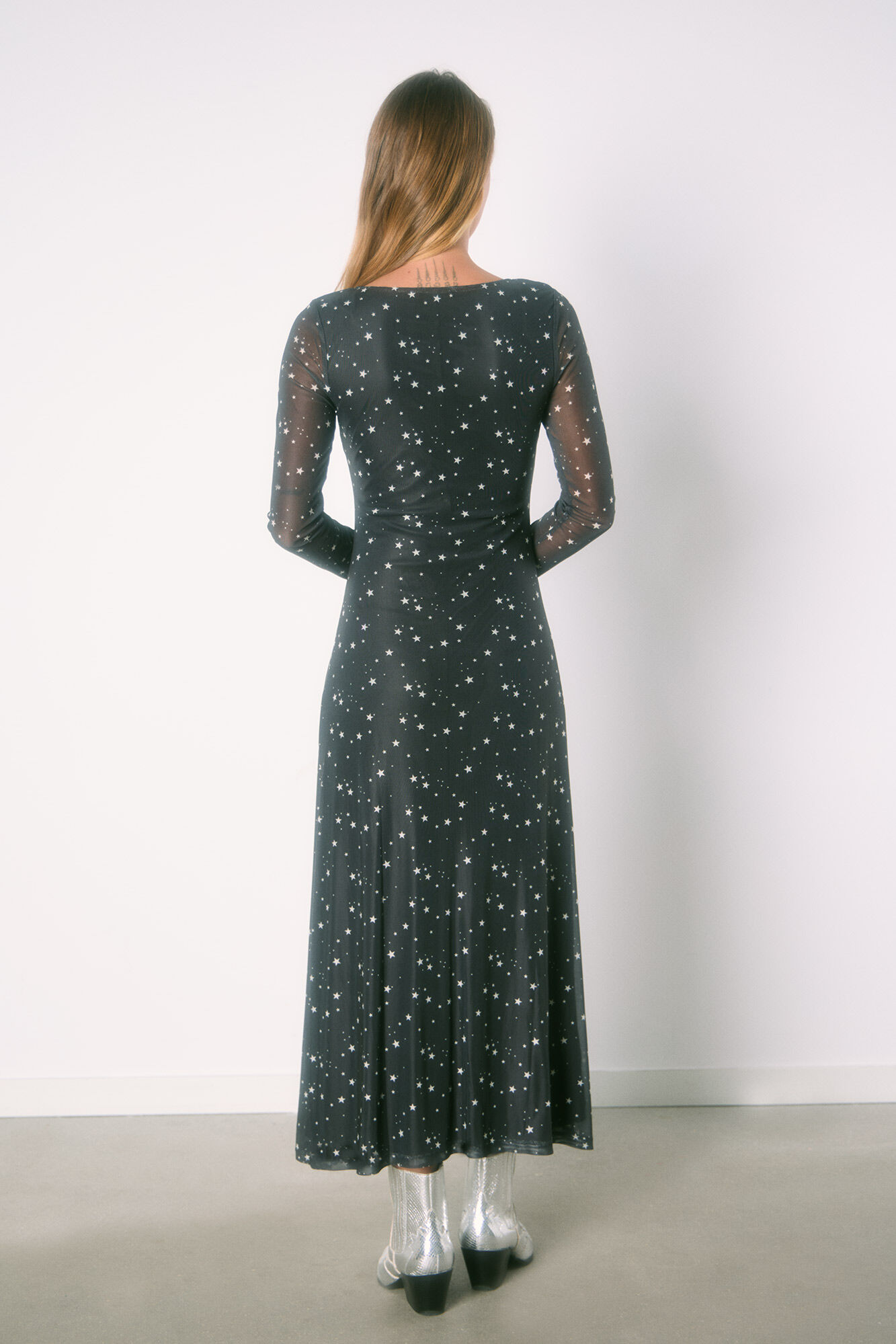 High Spirits Vestido Liberty negro