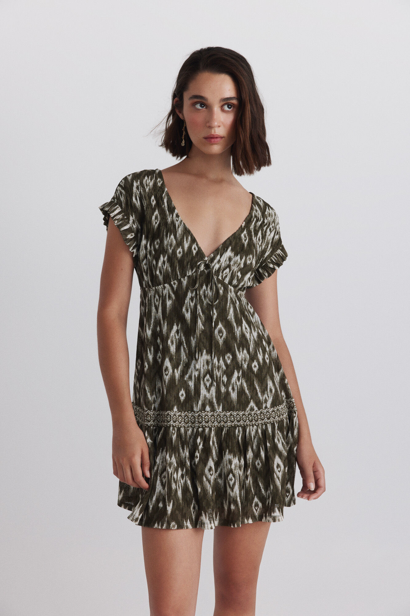 Springfield Vestido corto estampado
