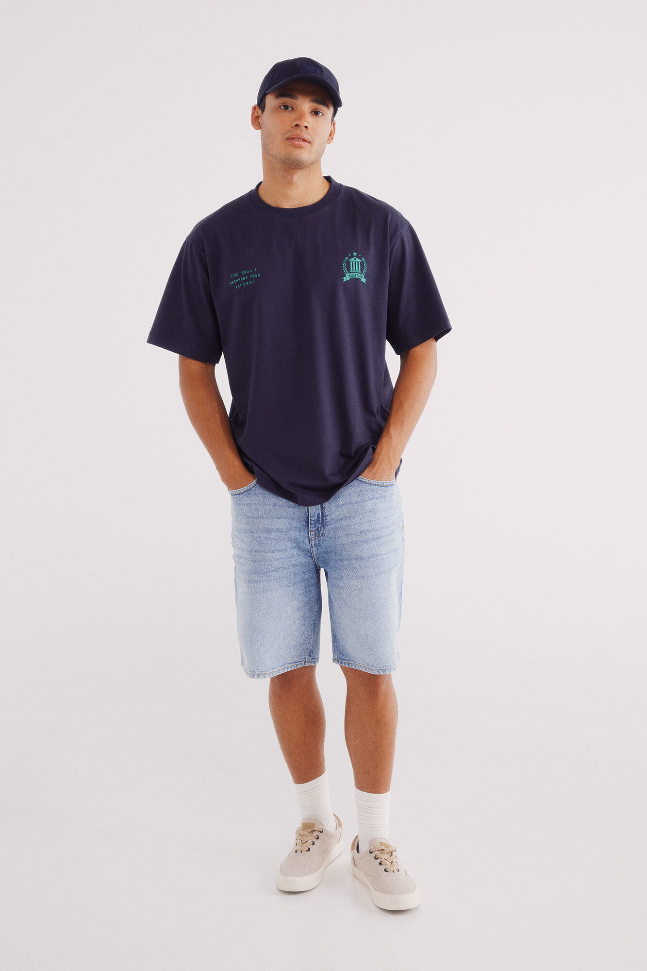 Springfield Camiseta break azul