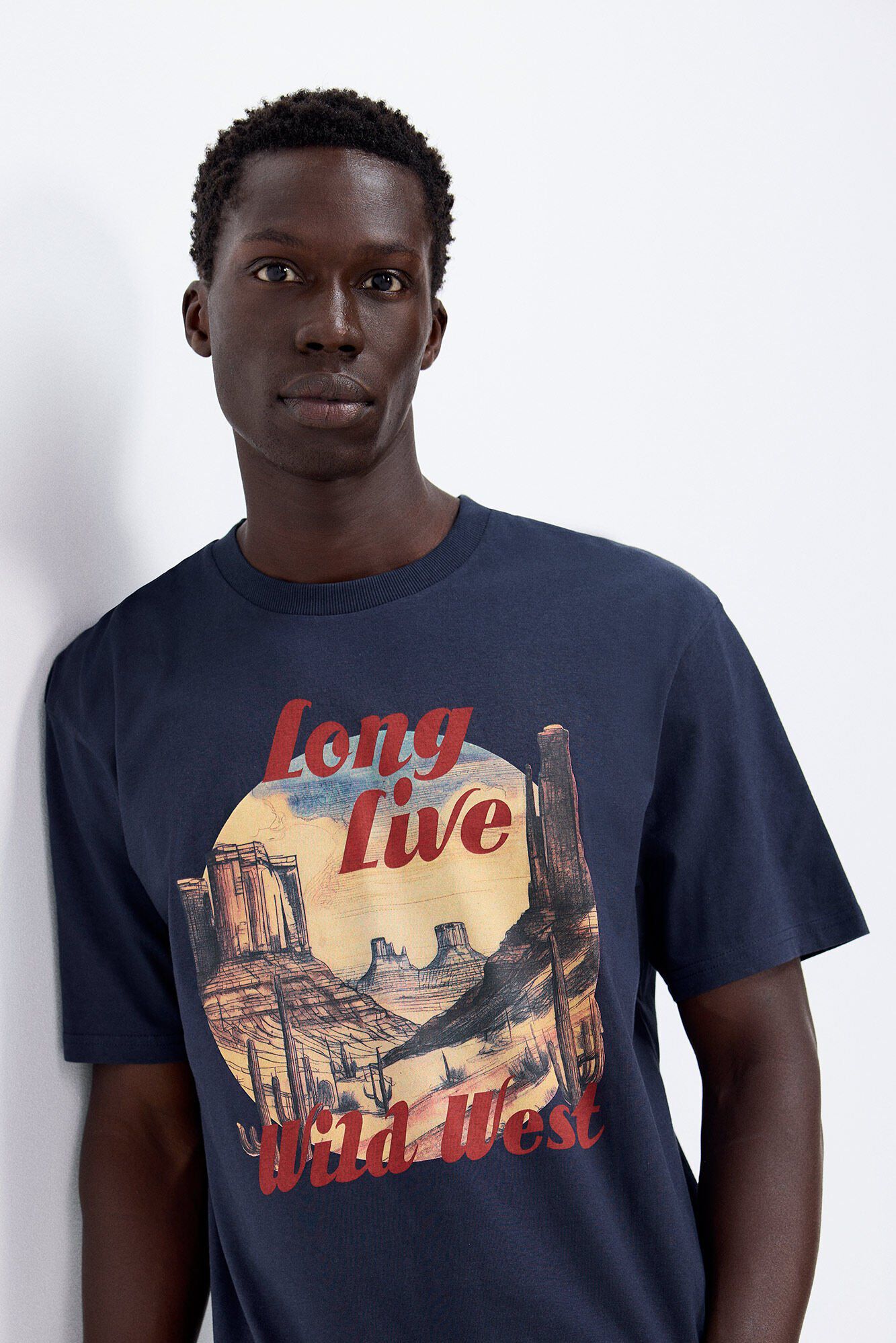 Springfield Playera wild west azul