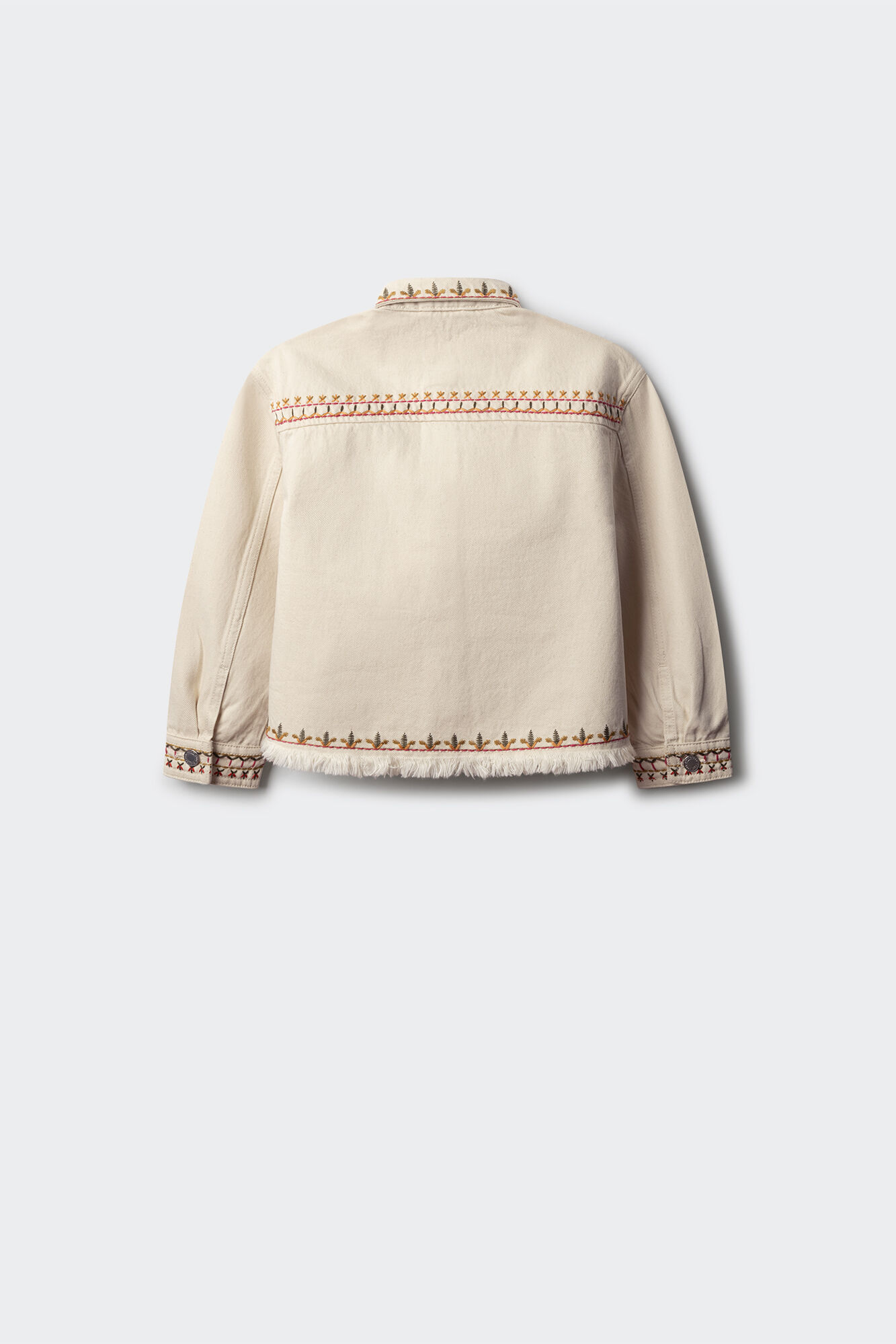 Springfield Kids Chamarra bordados ni&ntilde;a blanco