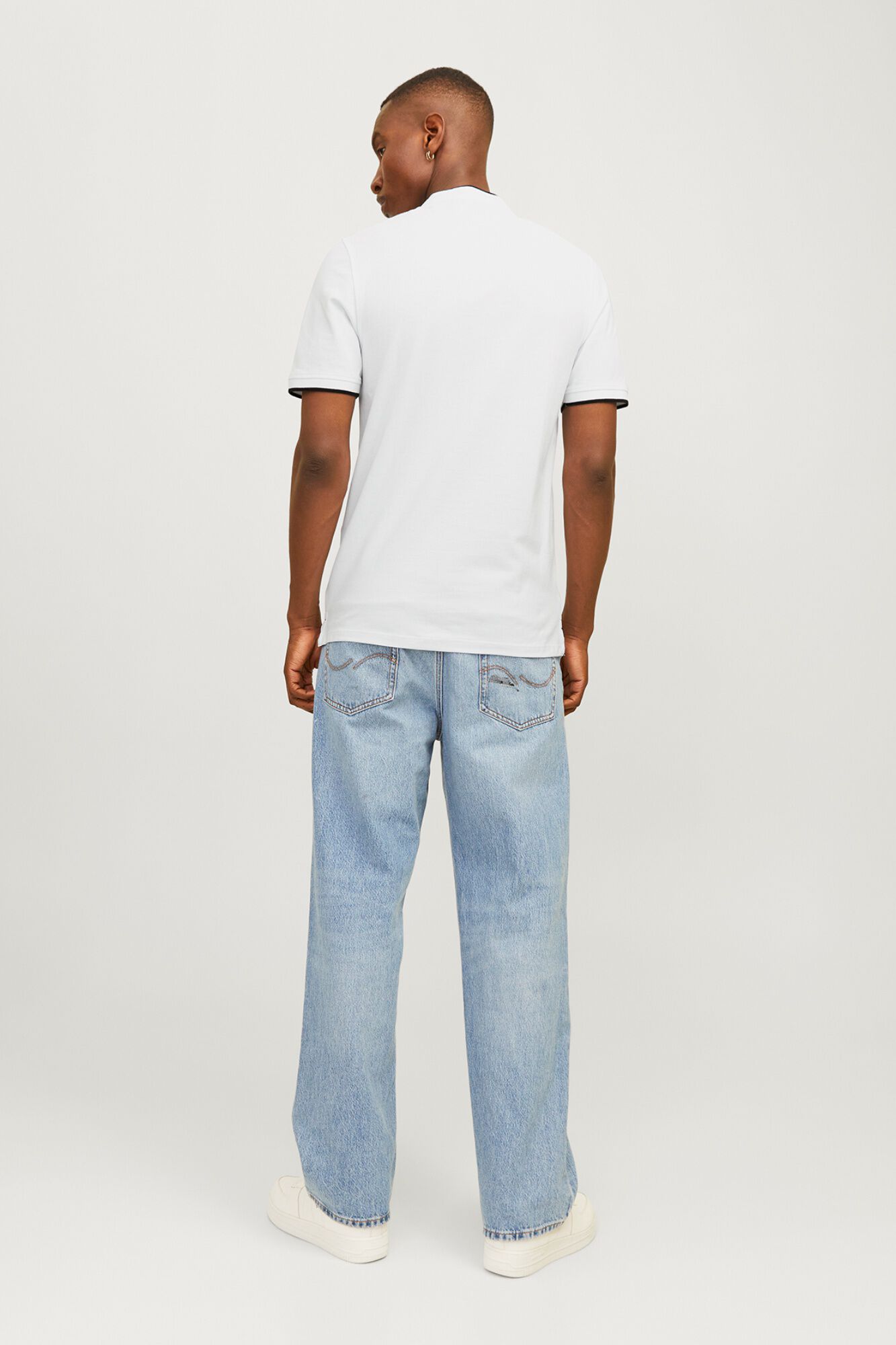 Jack & Jones Polo slim fit cuello mao natural