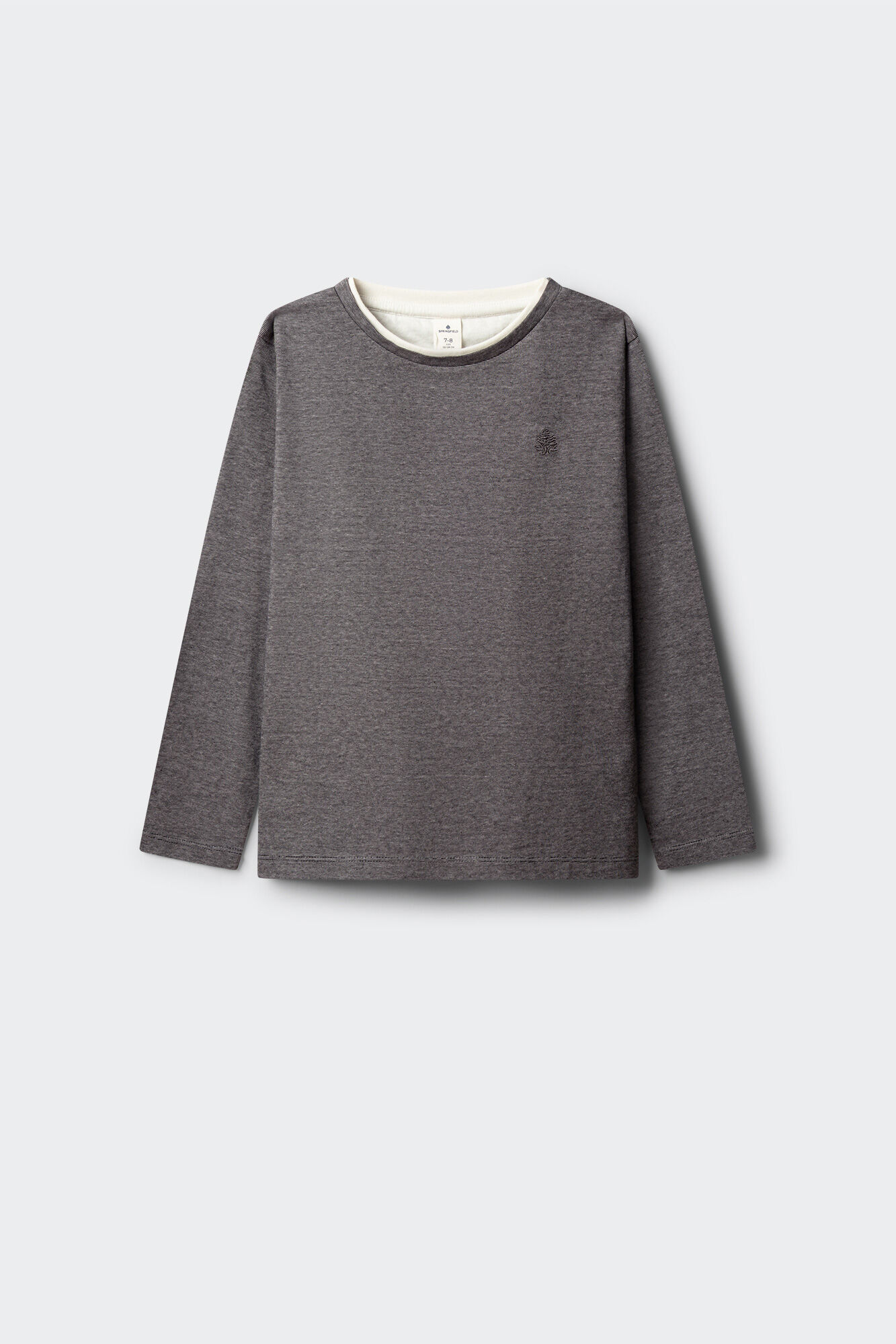 Springfield Kids Playera manga larga b&aacute;sica para ni&ntilde;o