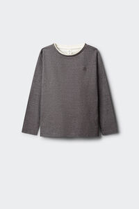 Springfield Kids Playera manga larga b&aacute;sica para ni&ntilde;o