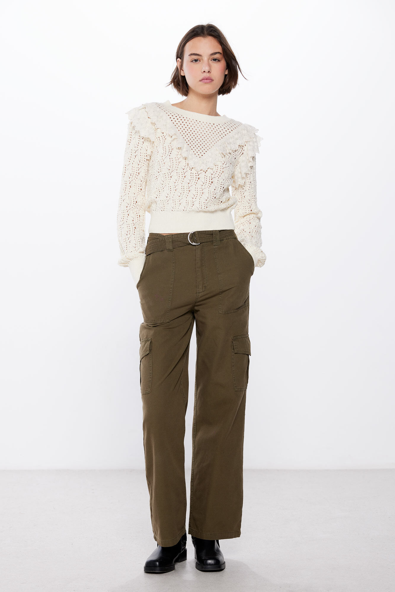 High Spirits Su&eacute;ter Lyrical blanco