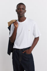 Springfield Camiseta b&aacute;sica logo springfield natural