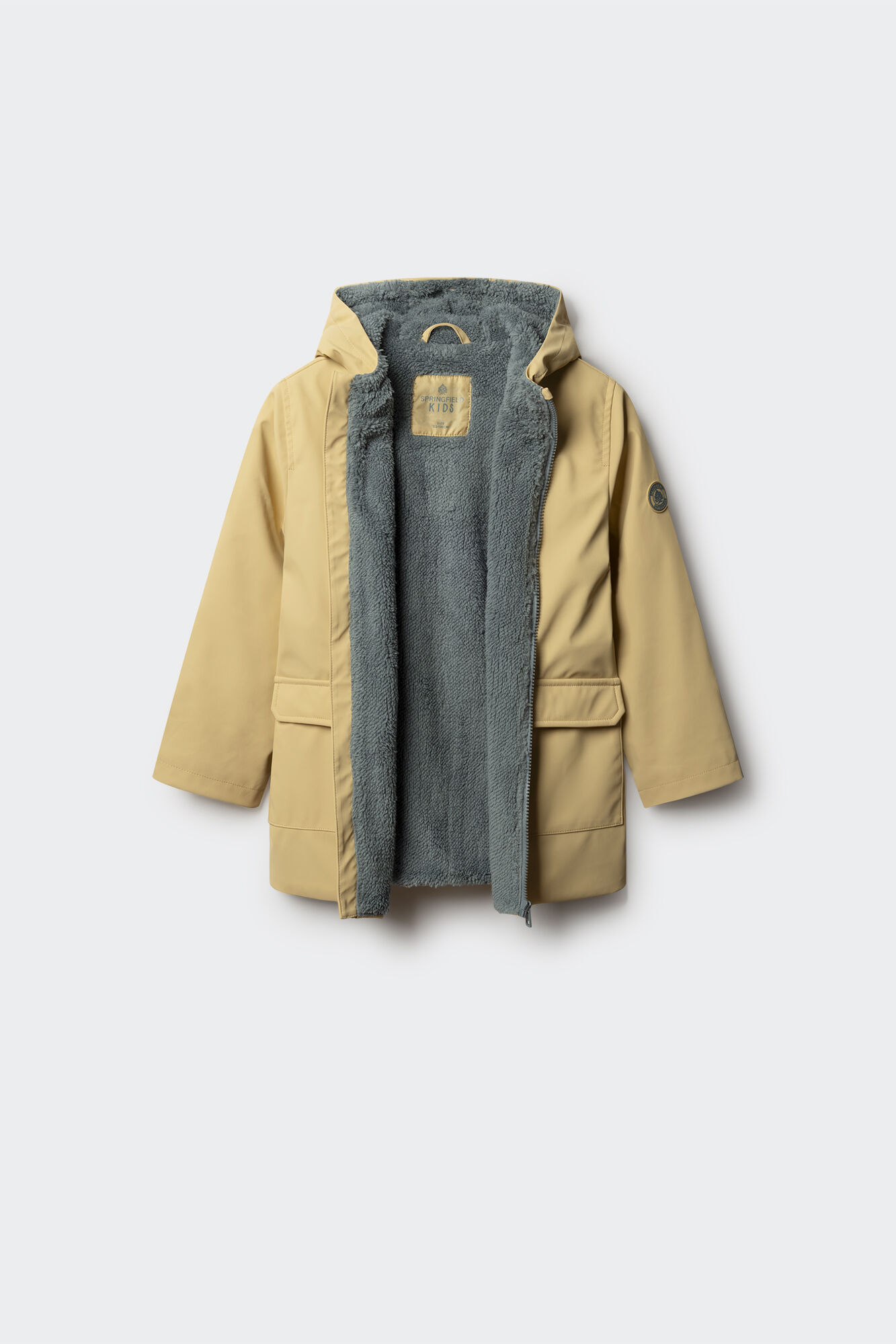 Springfield Kids Parka amarillo pastel ni&ntilde;o amarillo