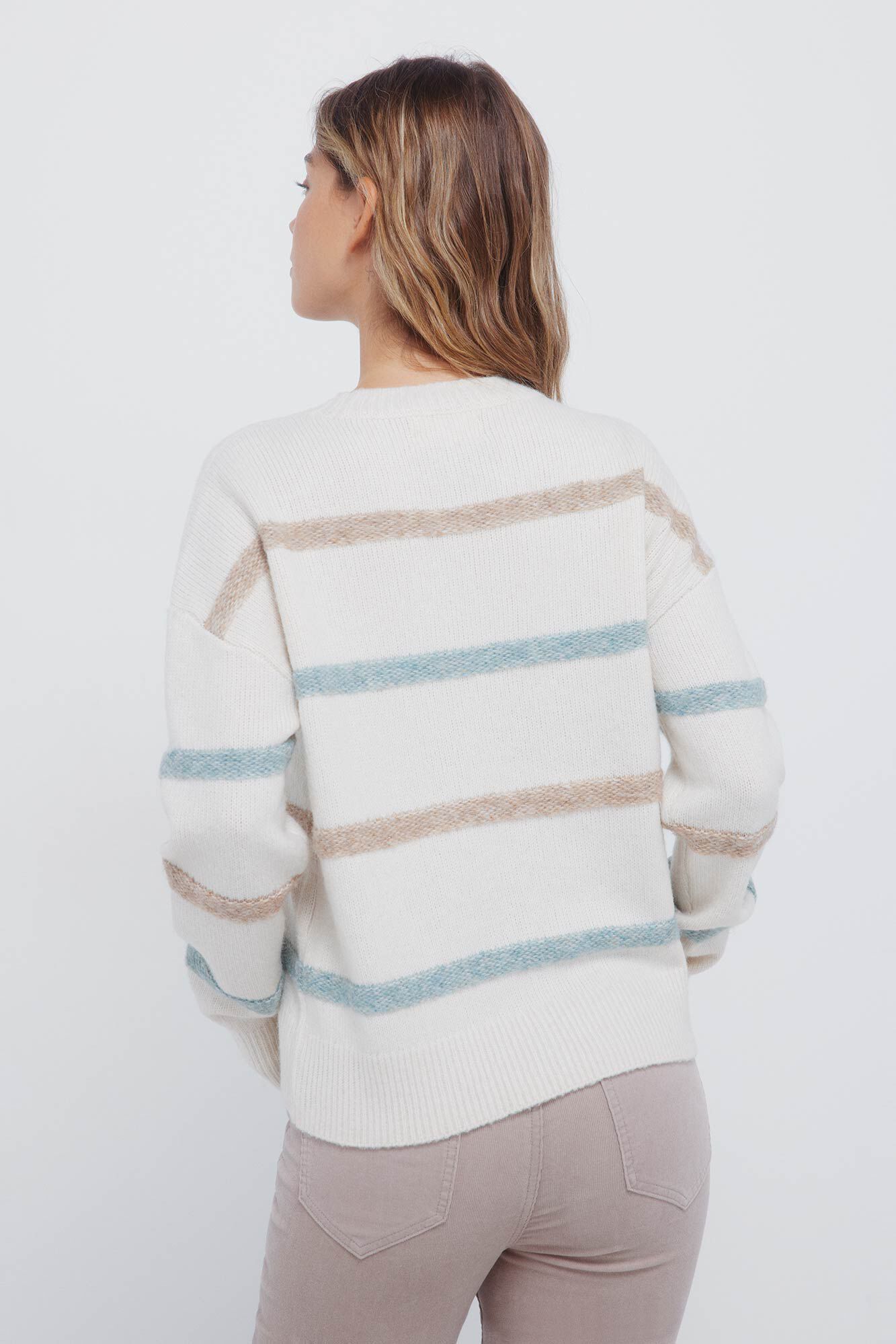 Springfield Jersey de rayas nude