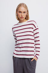 Springfield Playera de chenilla a rayas beige
