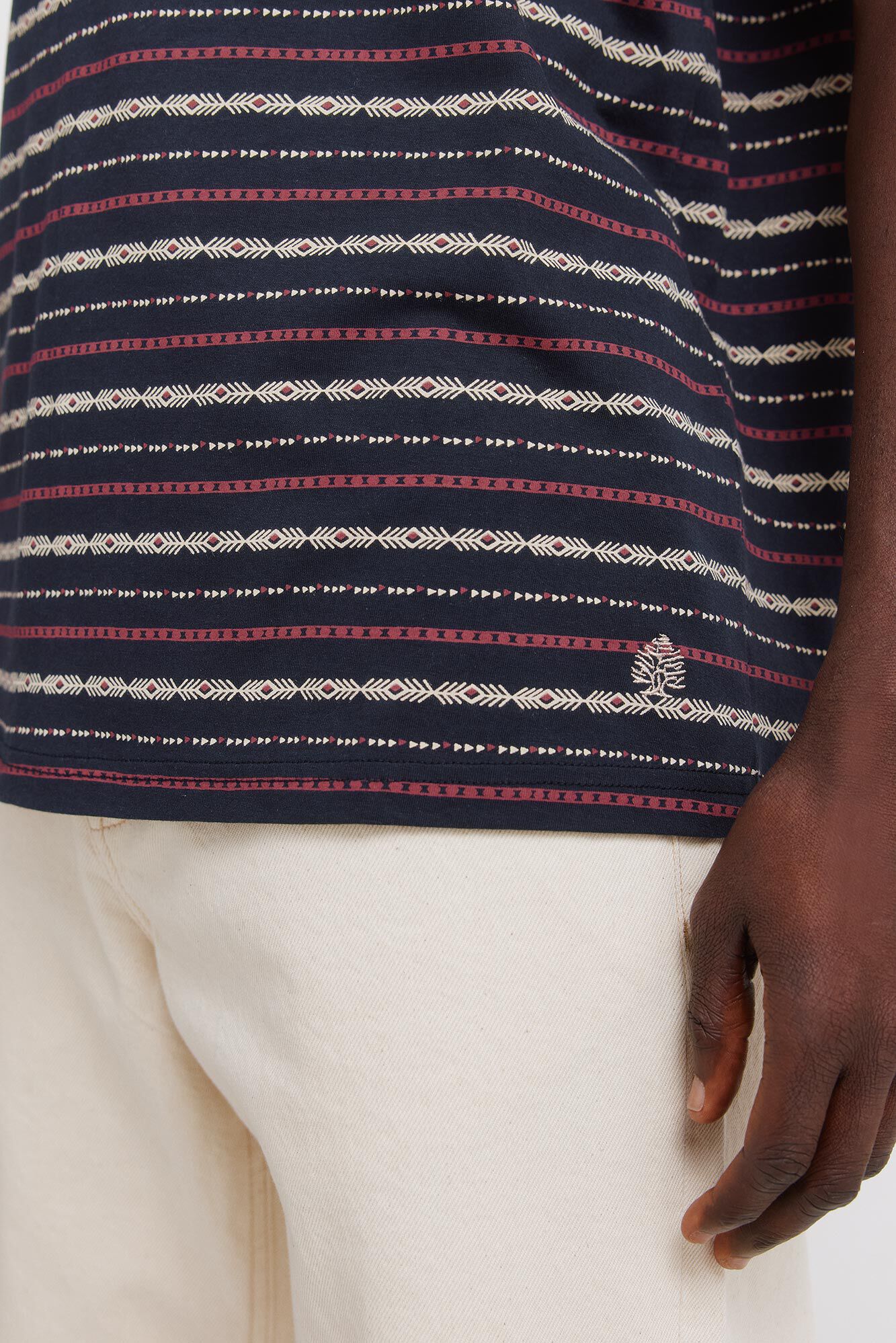 Springfield Playera b&aacute;sica Aop azul