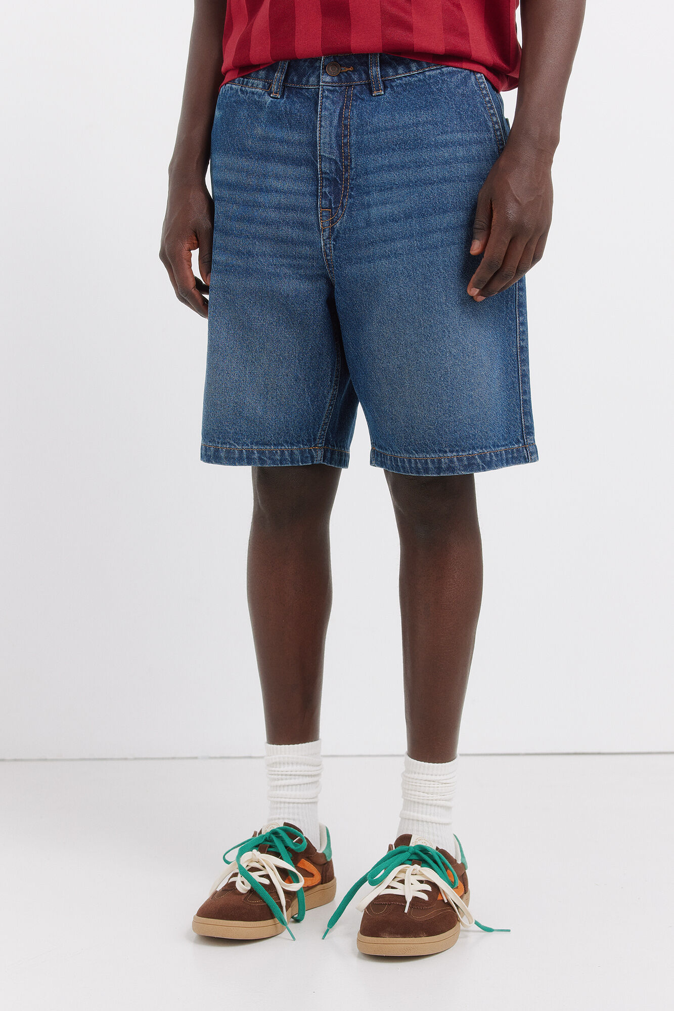 Springfield Bermudas chino de mezclilla straight fit