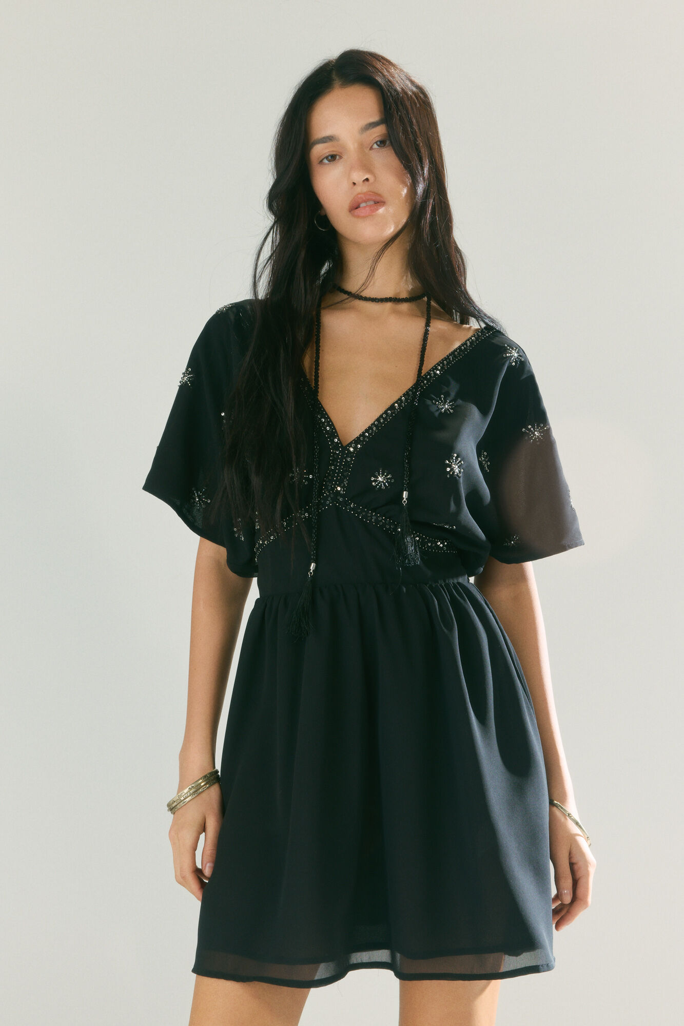 High Spirits Lucky Dress negro