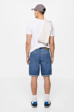Springfield Bermuda vaquera regular fit azul