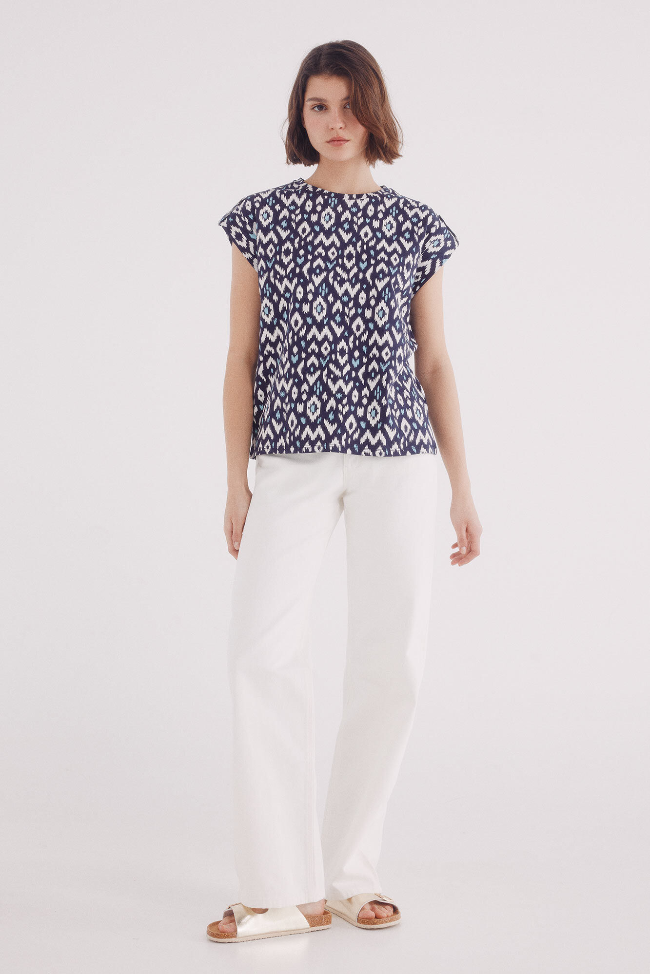 Springfield Playera estampado animal marino