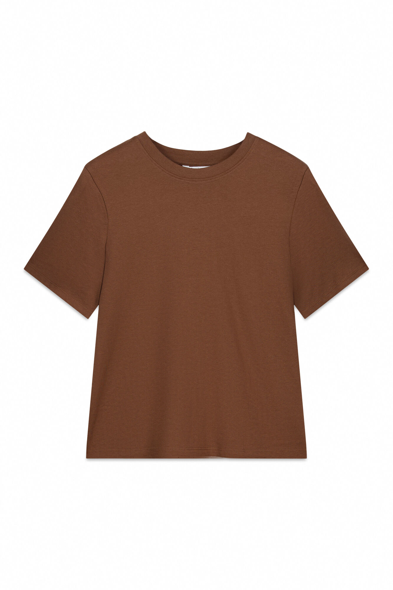 Springfield Playera b&aacute;sica de algod&oacute;n caf&eacute;