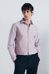 Springfield Camisa Oxford ligera púrpura