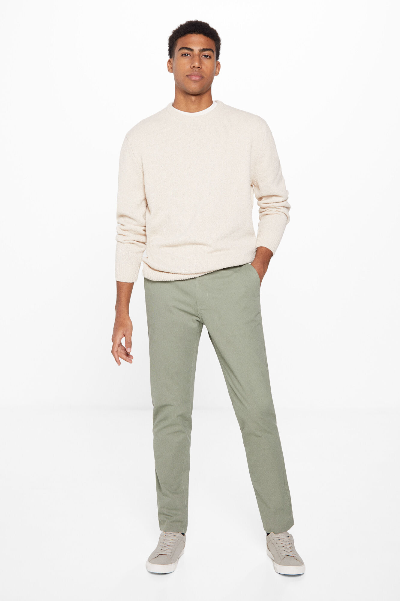 Chino micro estampado Pantalones para hombre Springfield MX
