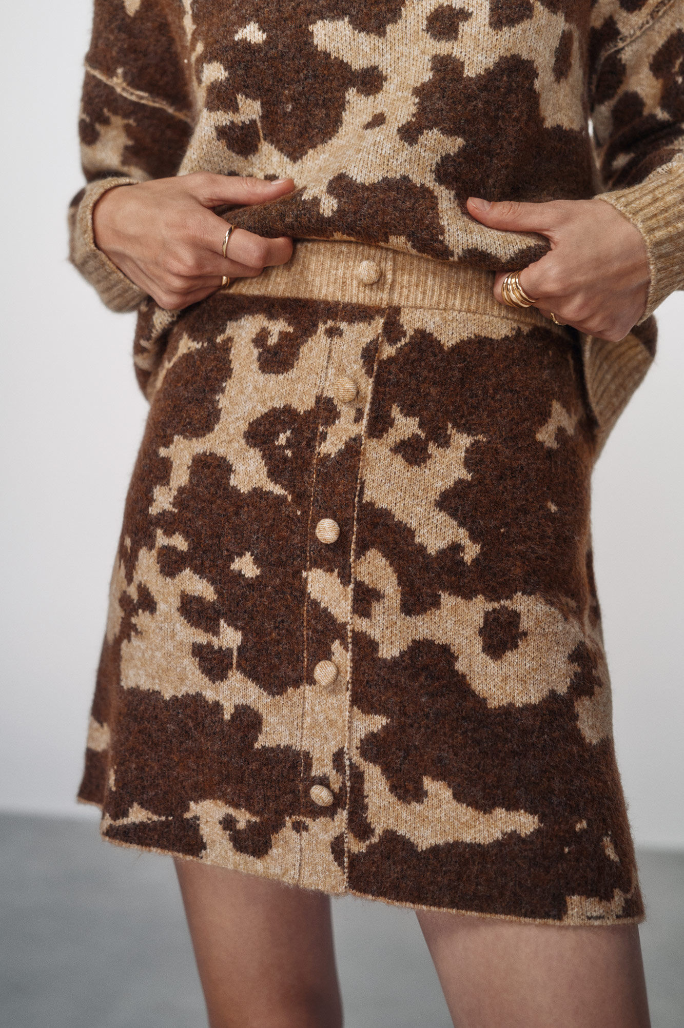 High Spirits Falda Cocoa nude