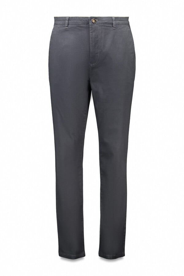 Springfield Pantalón chino microestampado slim fit gris