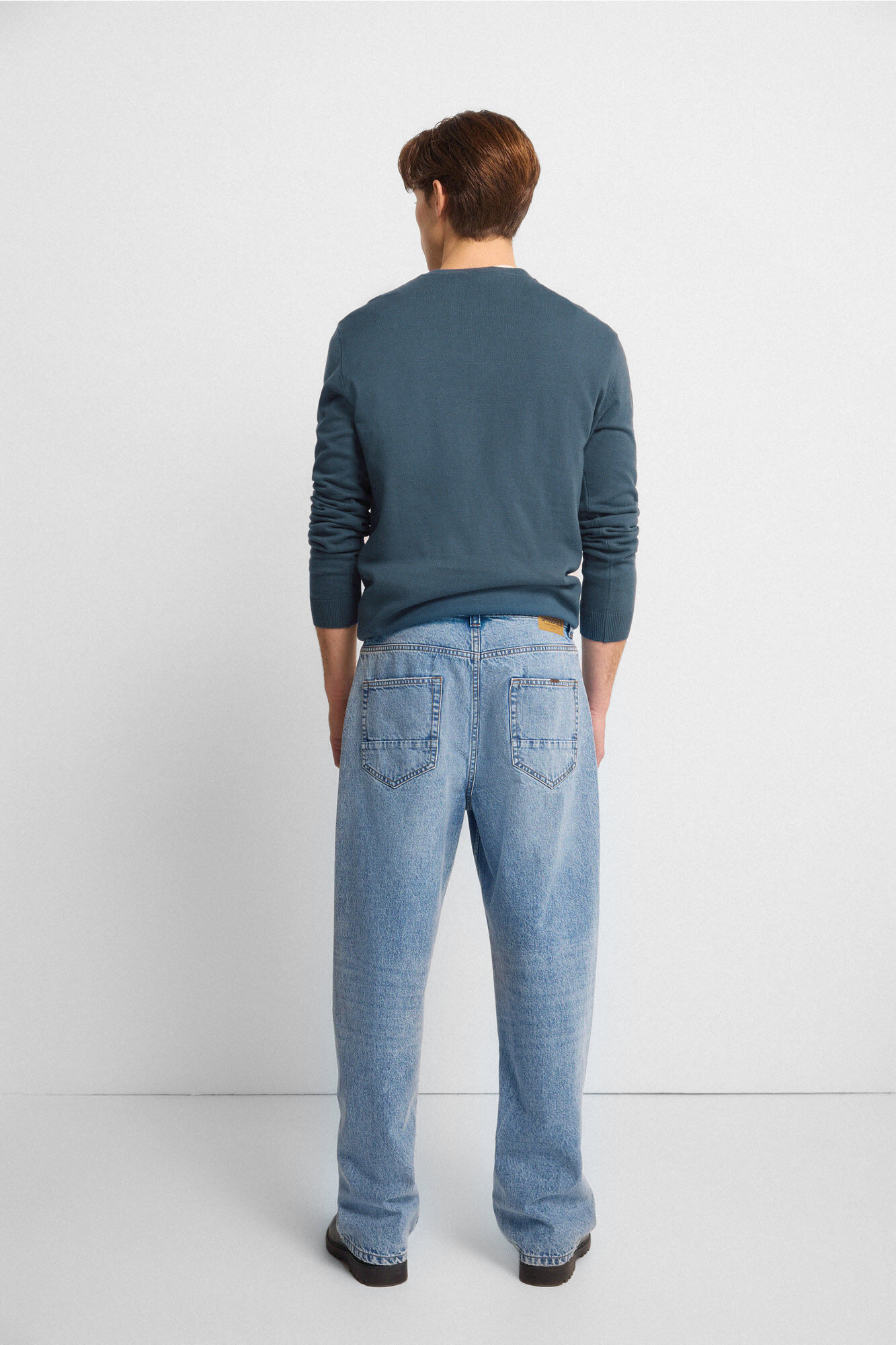 Springfield Su&eacute;ter b&aacute;sico con logo Springfield azul