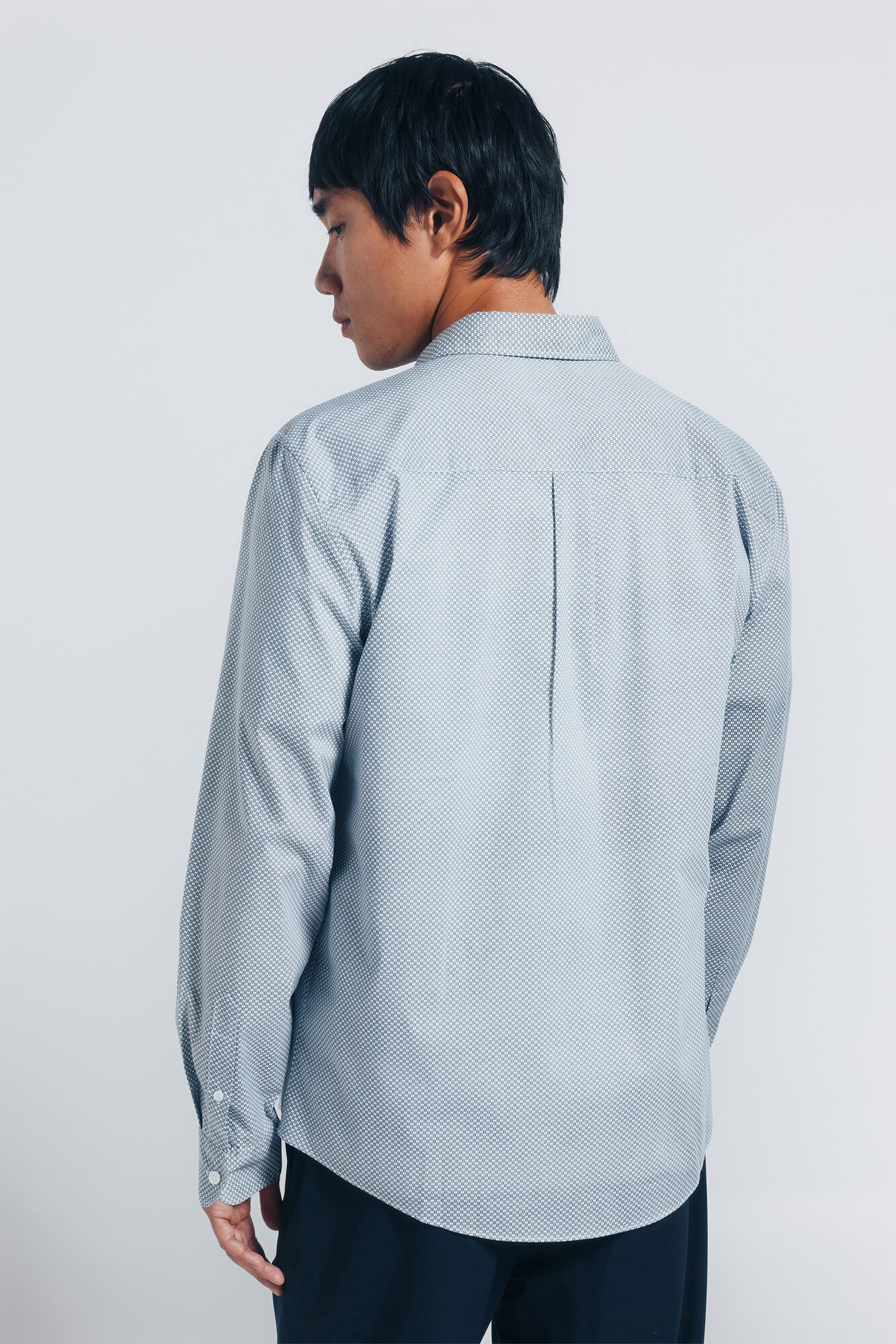 Springfield Camisa de popel&iacute;n con estampado natural