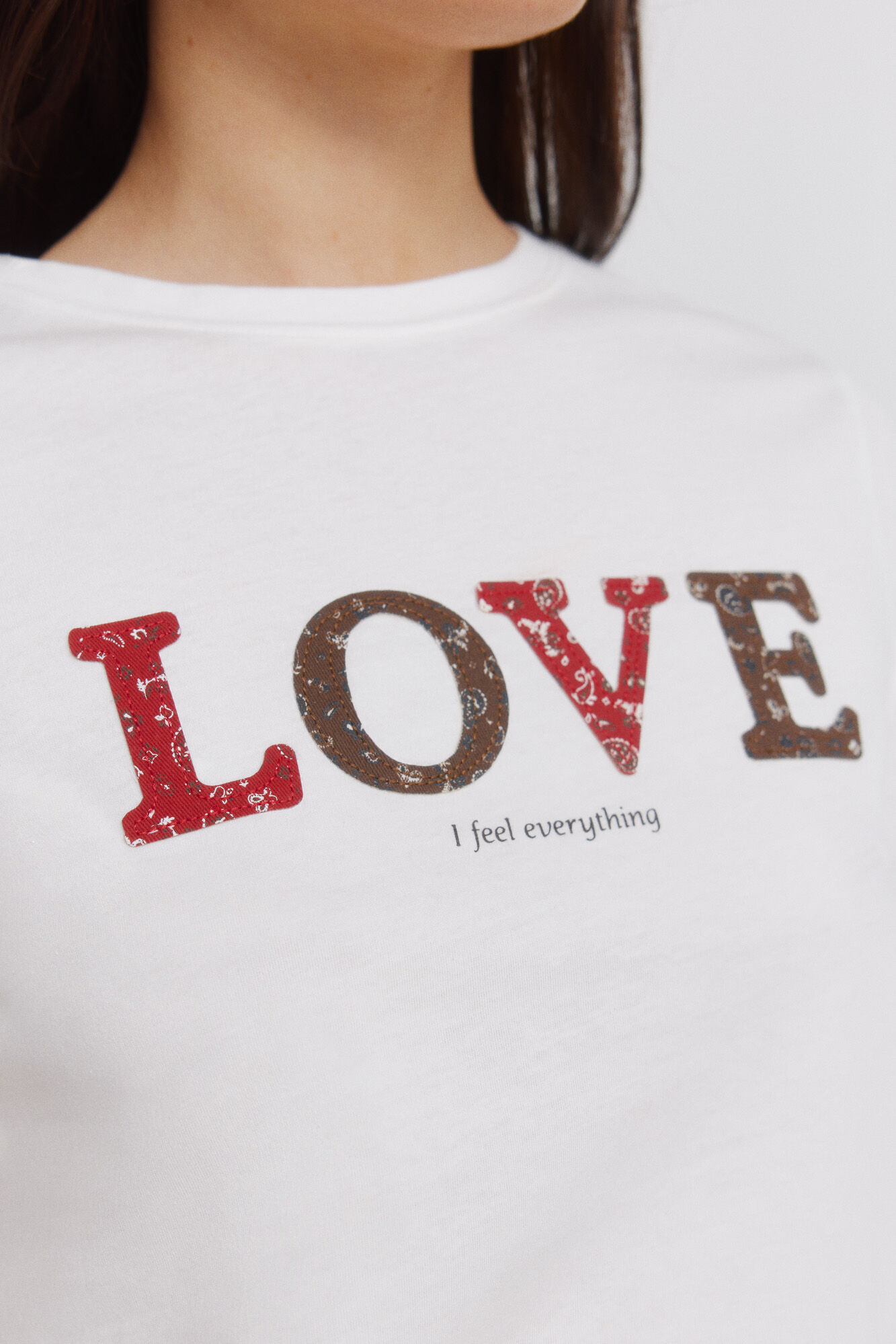 Springfield Playera de algod&oacute;n con estampado beige