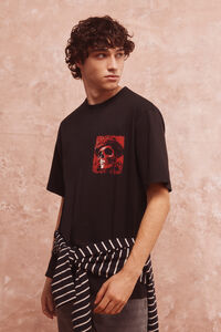 Springfield Playera con guitarra mexicana de calavera