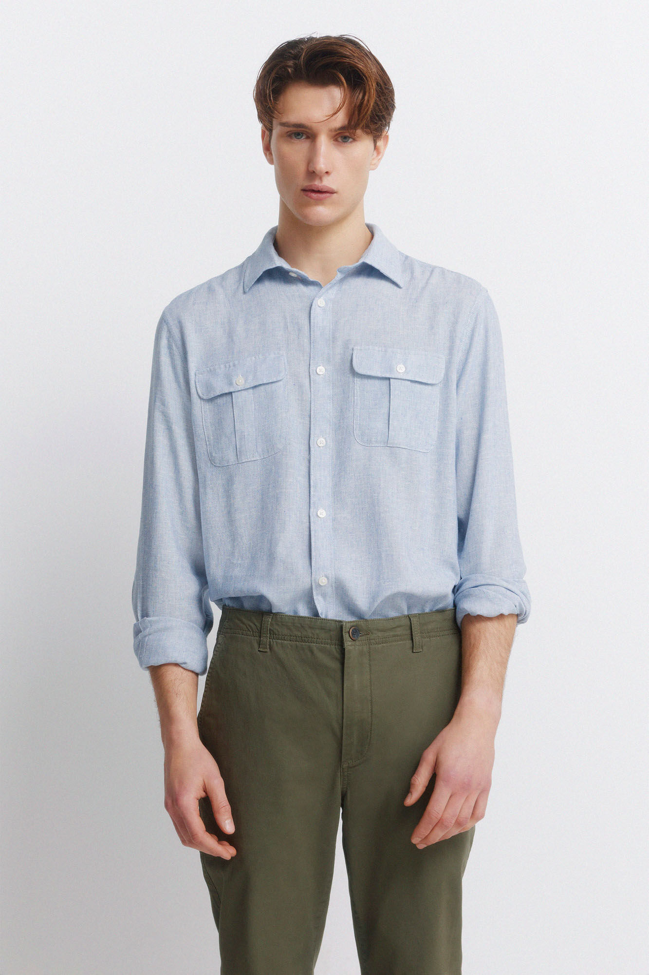 Springfield Pantal&oacute;n chino skinny fit kaki