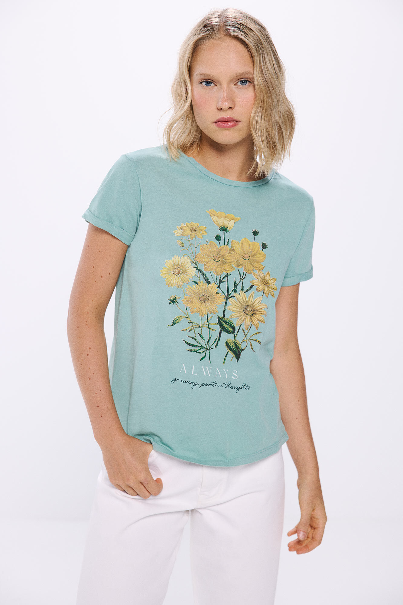 Springfield Playera gr&aacute;fica floral