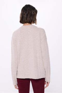 Springfield Playera detalles trenzados beige