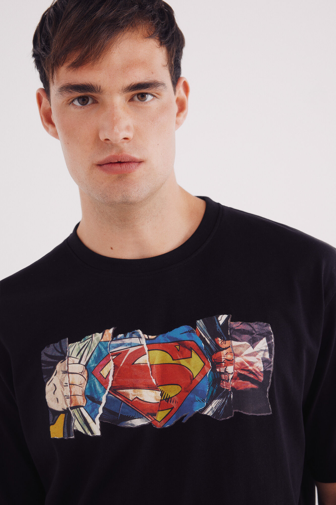 Springfield Camiseta Superman negro