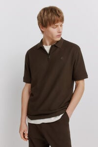 Springfield Polo de piqu&eacute; con cierre regular fit