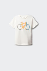 Springfield Kids Playera de ciclismo para ni&ntilde;o marfil