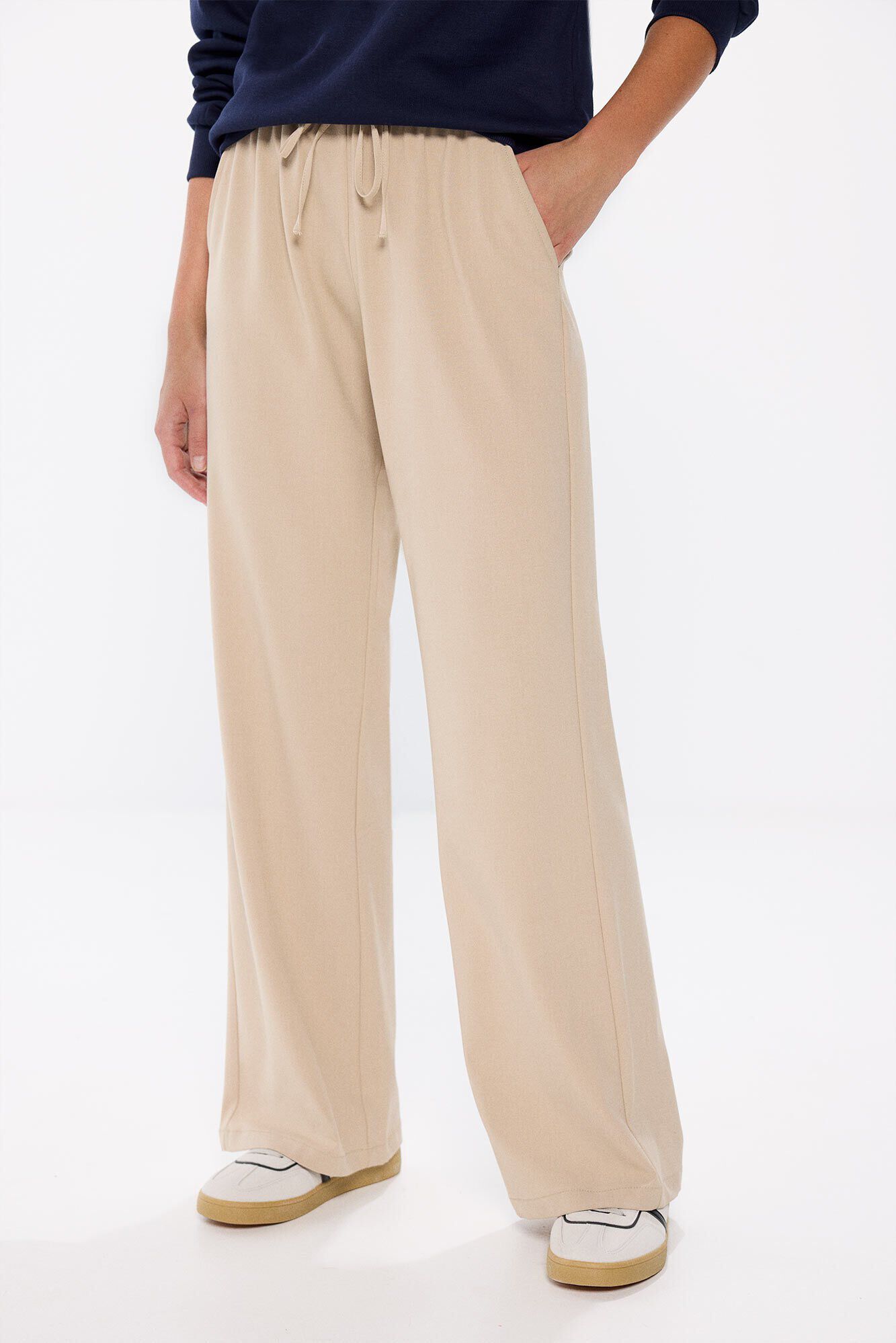 Springfield Pantal&oacute;n jogger ancho nude
