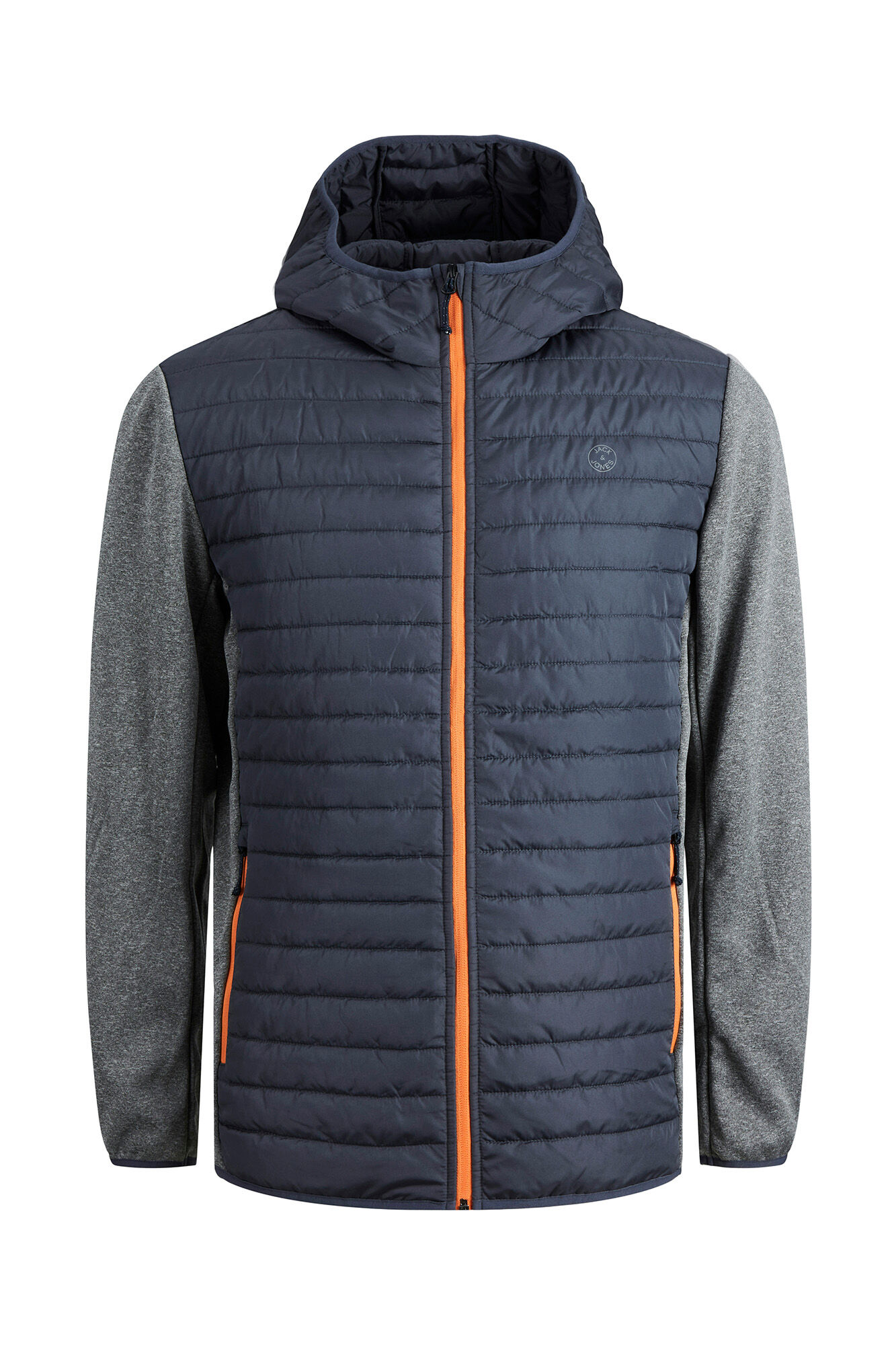 Jack & Jones Chamarra acolchada combinada gris
