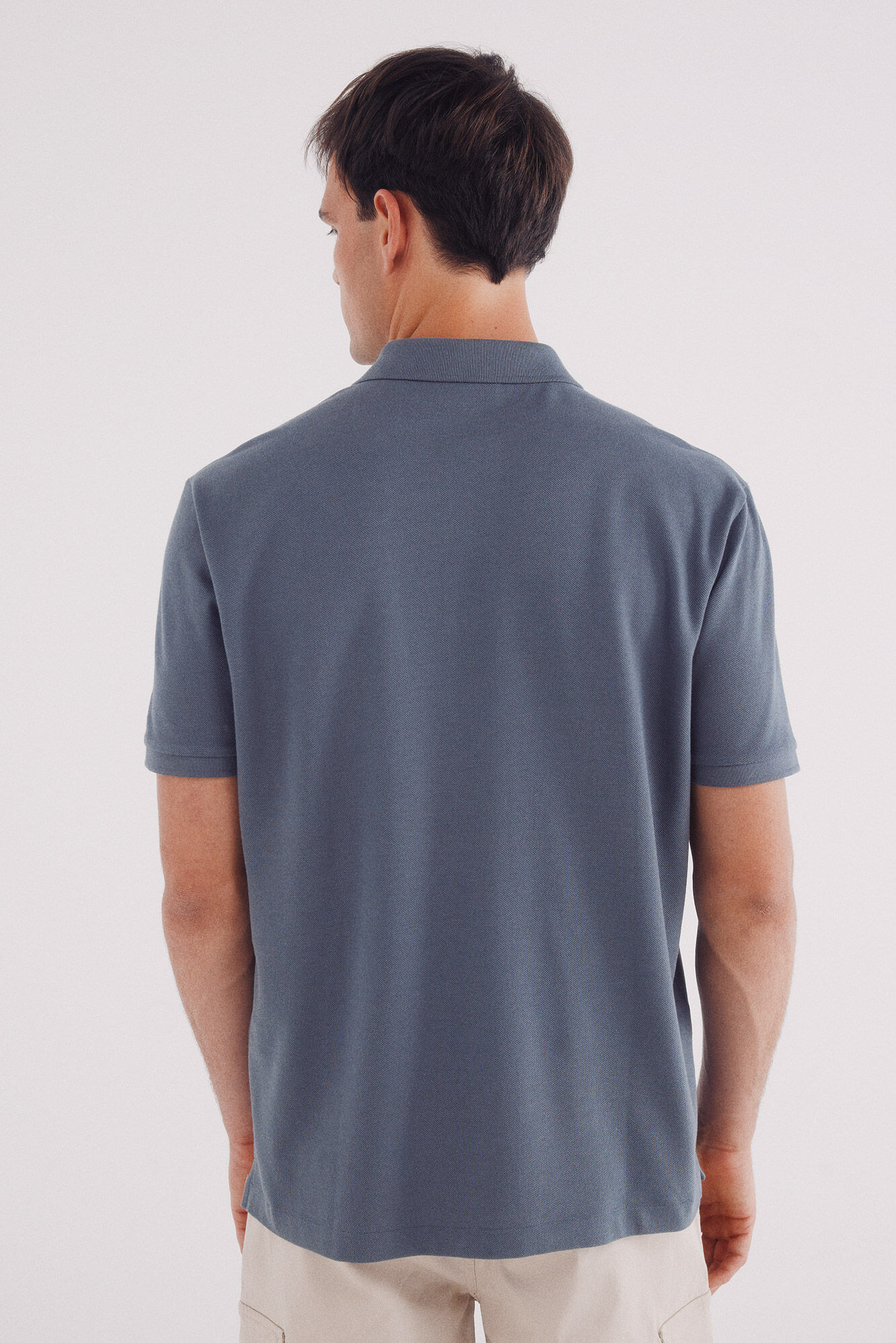 Springfield Polo piqu&eacute; b&aacute;sico regular fit azul