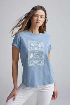 Springfield Playera gráfica gris