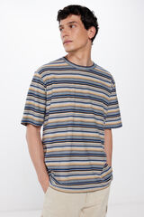 Springfield Playera rayas azul indigo