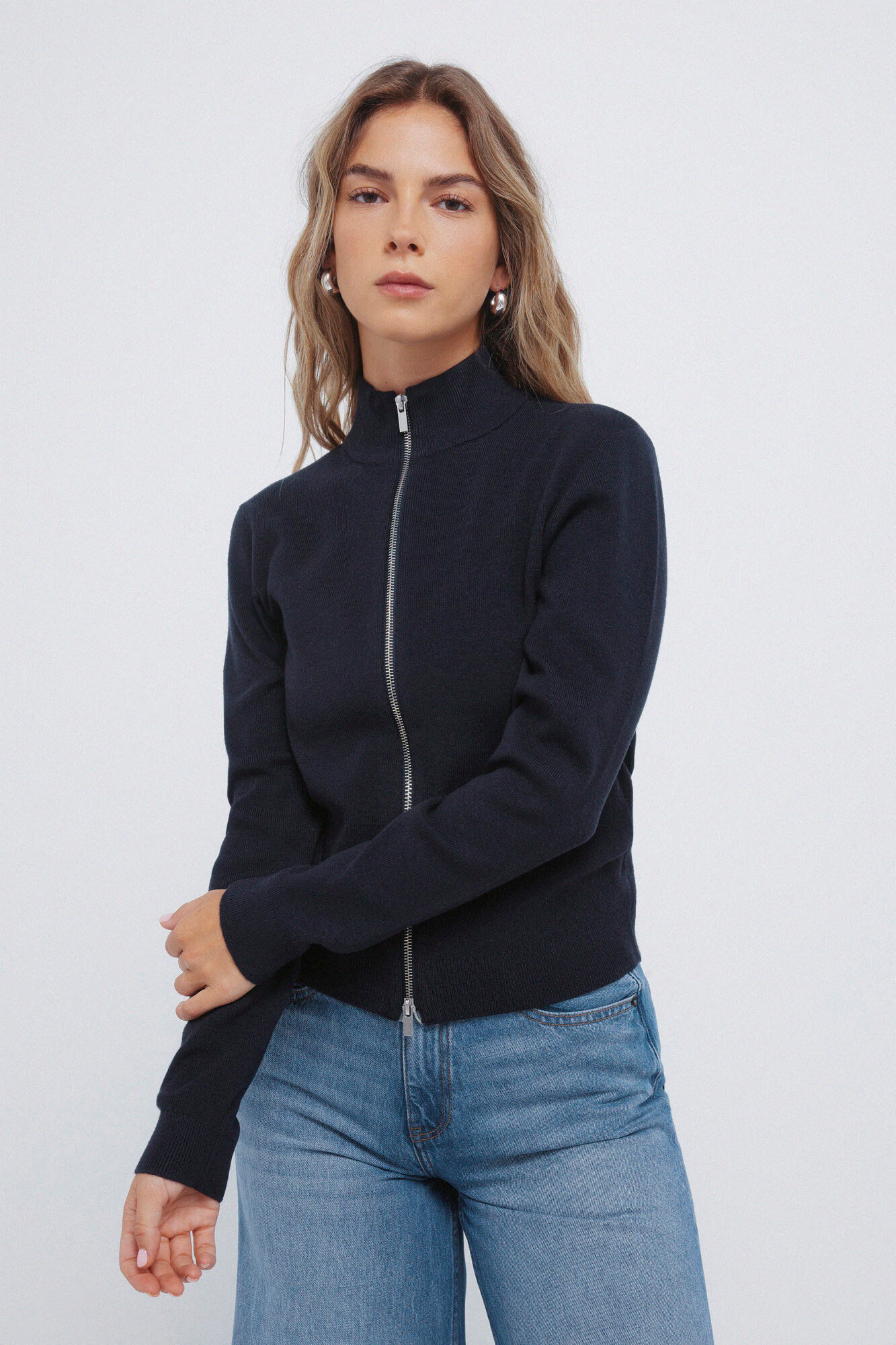 Springfield C&aacute;rdigan con cierre marino